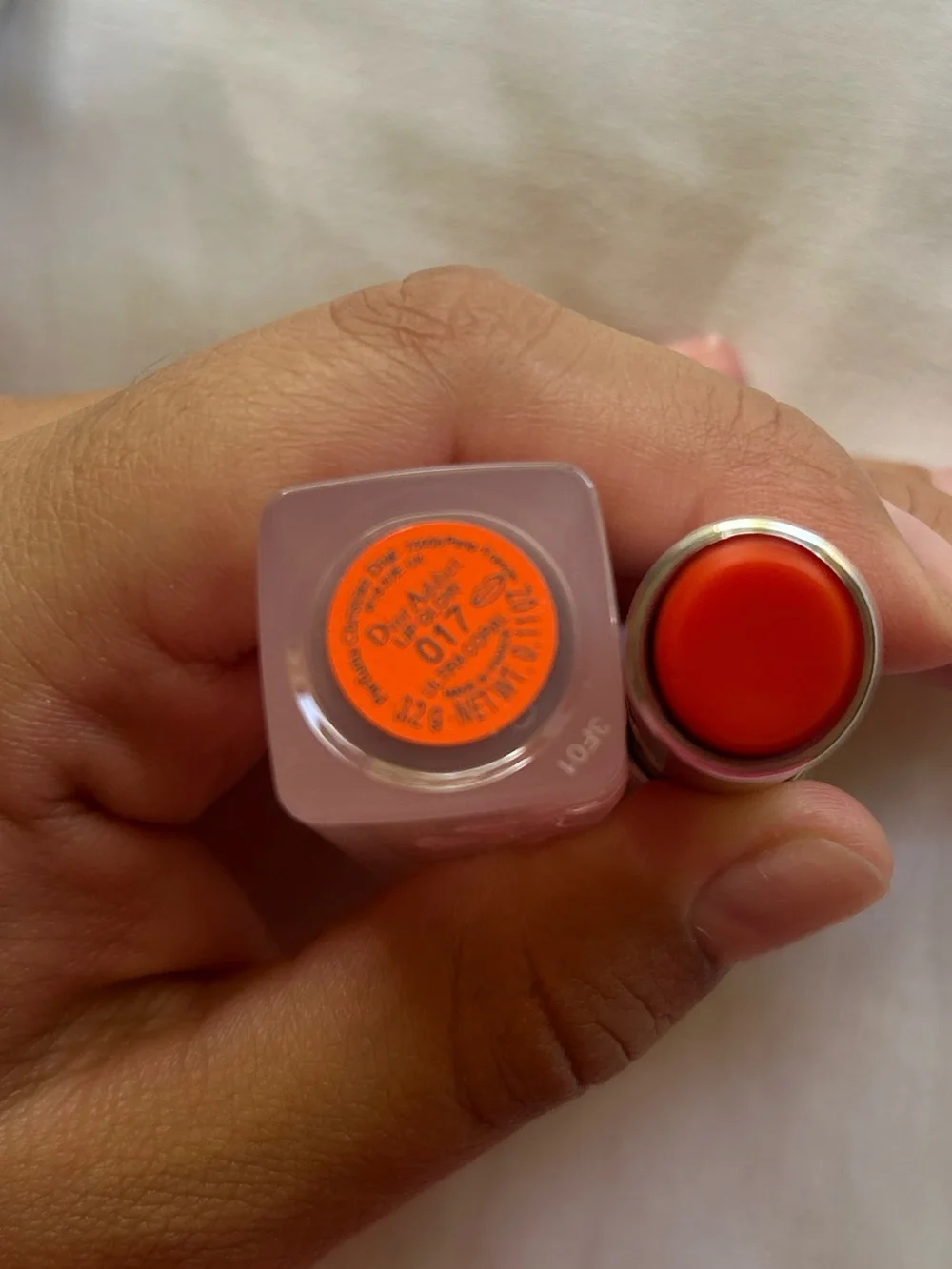 Dior Lip Glow Balm - Coral Gold Packaging